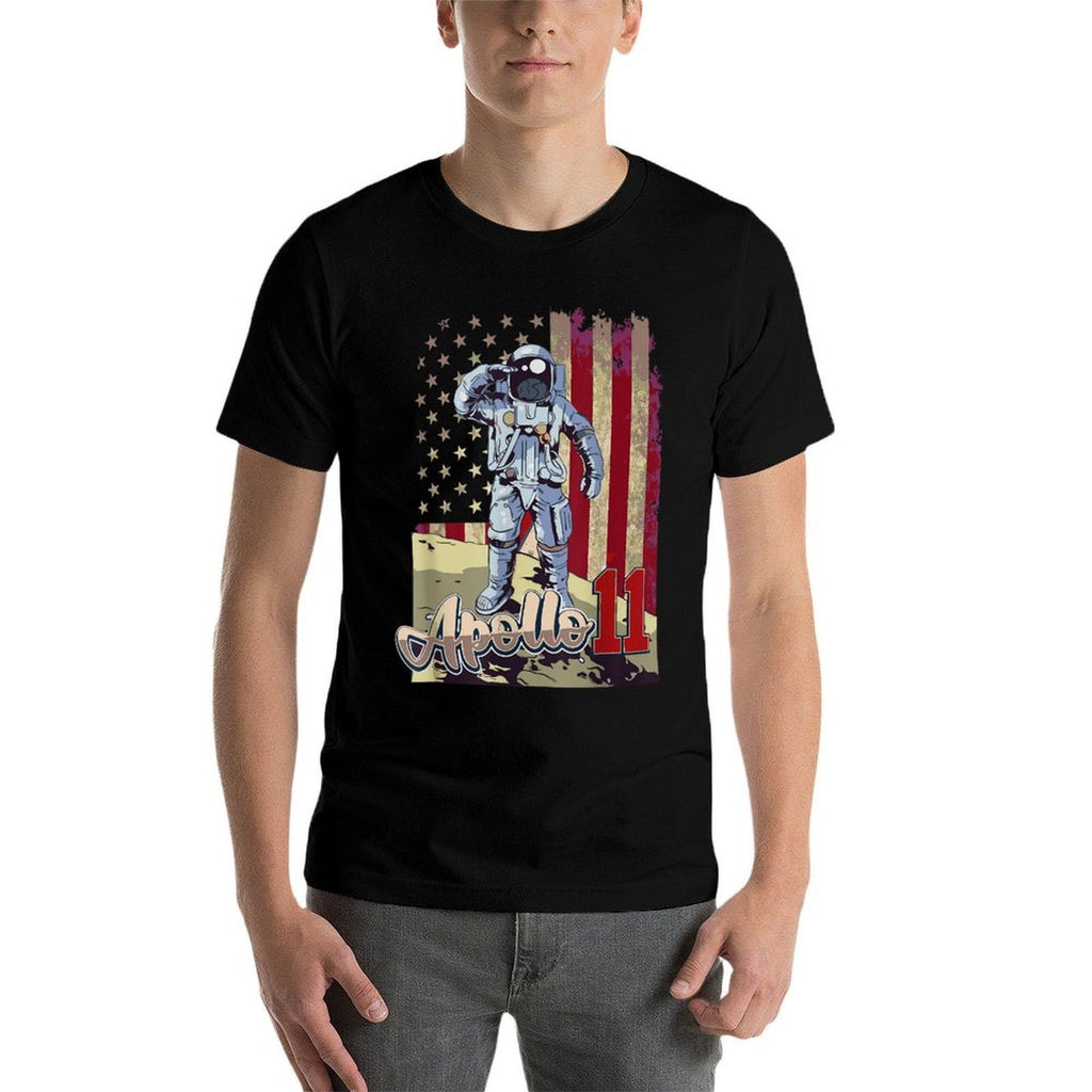 Apollo 11 50th Anniversary Moon Landing 1969 2019  Oversized Silhouette T-Shirt