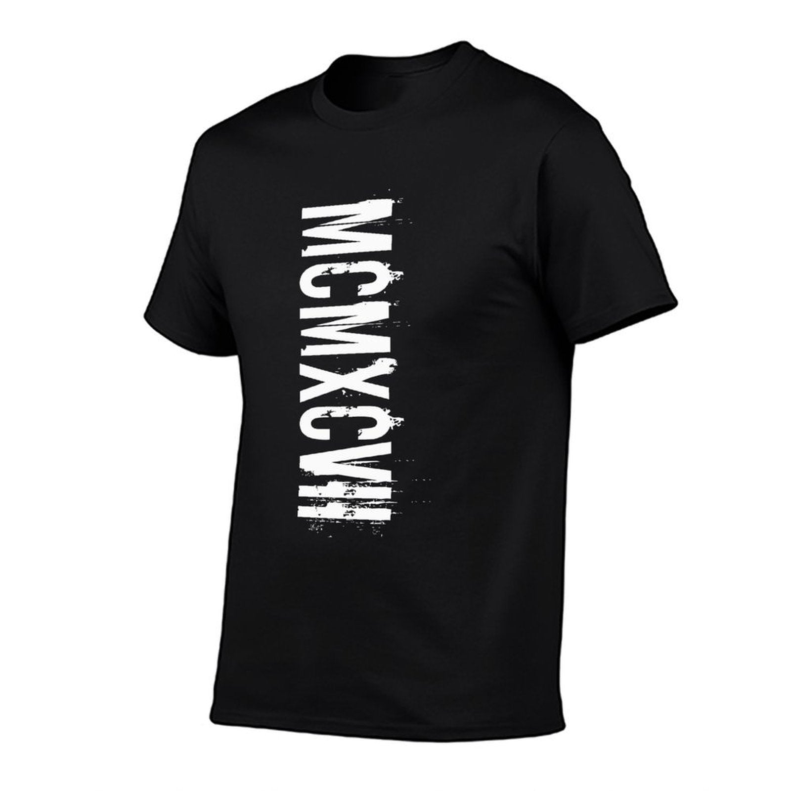 21st Birthday, Year 1997 in Roman Numerals MCMXCVII  Rolled Sleeves T-Shirt