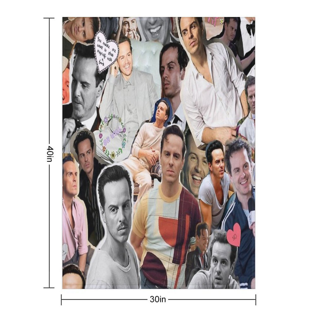 Andrew Scott More Like Andrew Hot Machine-washable Throw Blanket