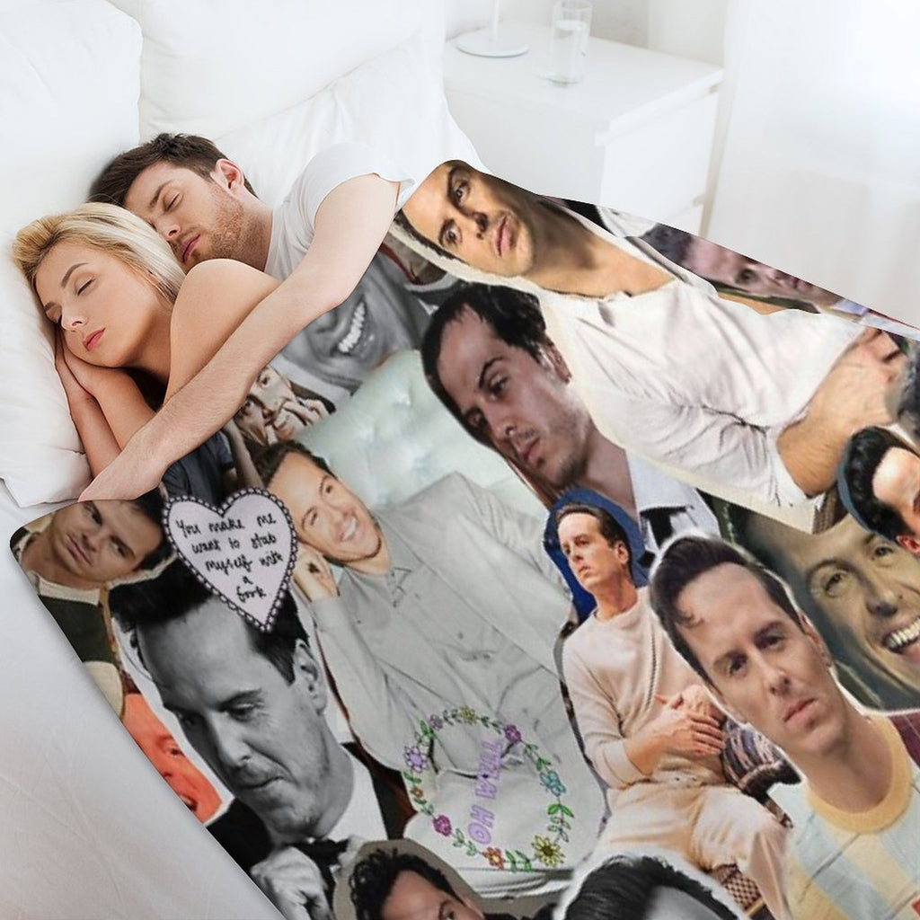 Andrew Scott More Like Andrew Hot Machine-washable Throw Blanket