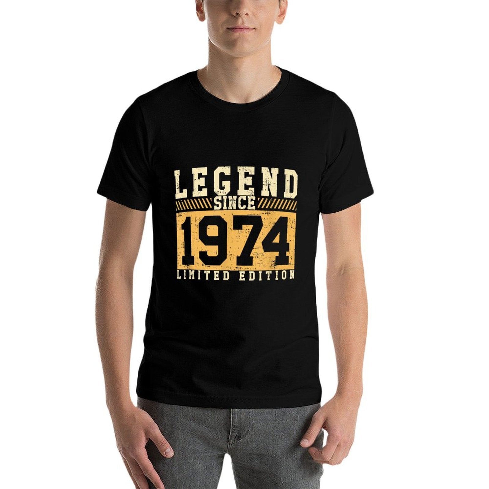 50 Years Old Vintage 1974 50th Birthday Decoration Men Women  Durable T-Shirt
