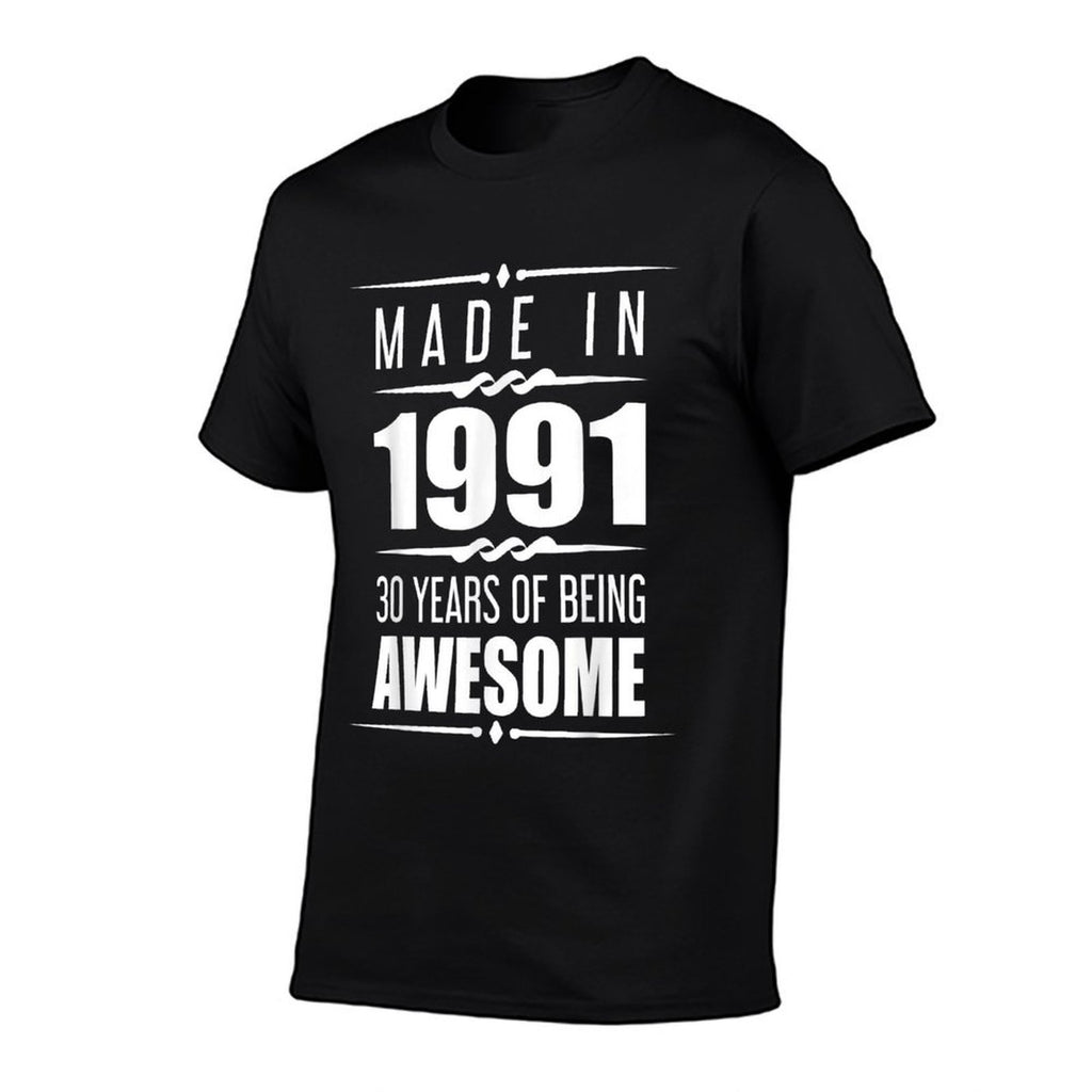 30th Birthday Gifts Men Women 30 Year Old 30th Birthday  Fade-proof Color T-Shirt