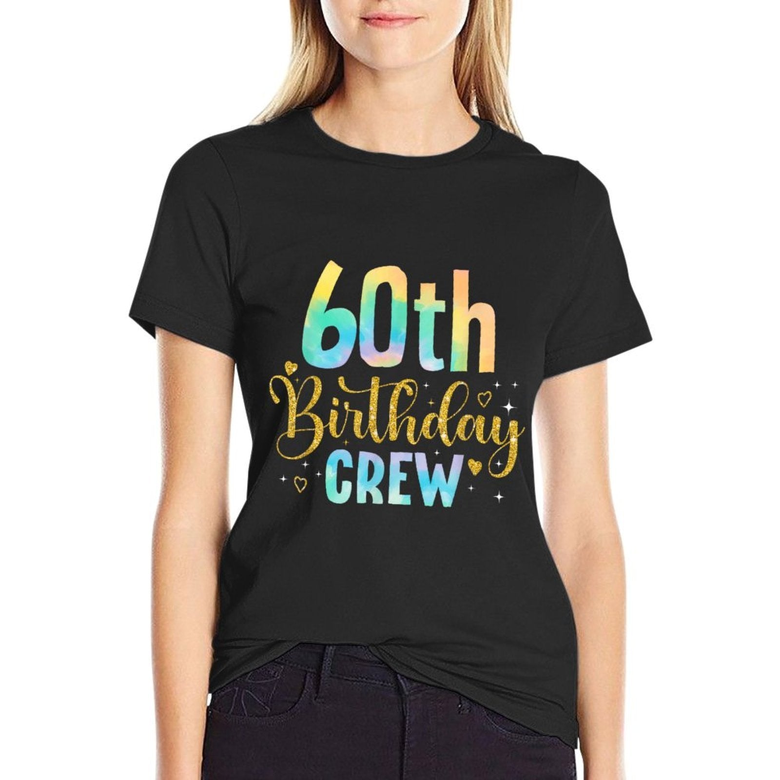 60 Years Old Birthday Party Group Family 60th Birthday Crew  Quick-drying T-Shirt