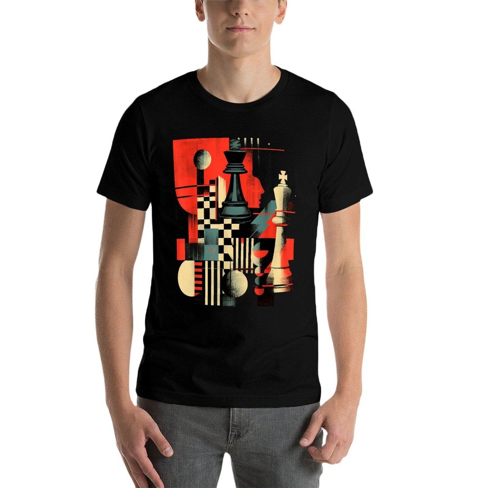 Artistic Chess Player Men And Women Chess Love  Affordable Price T-Shirt