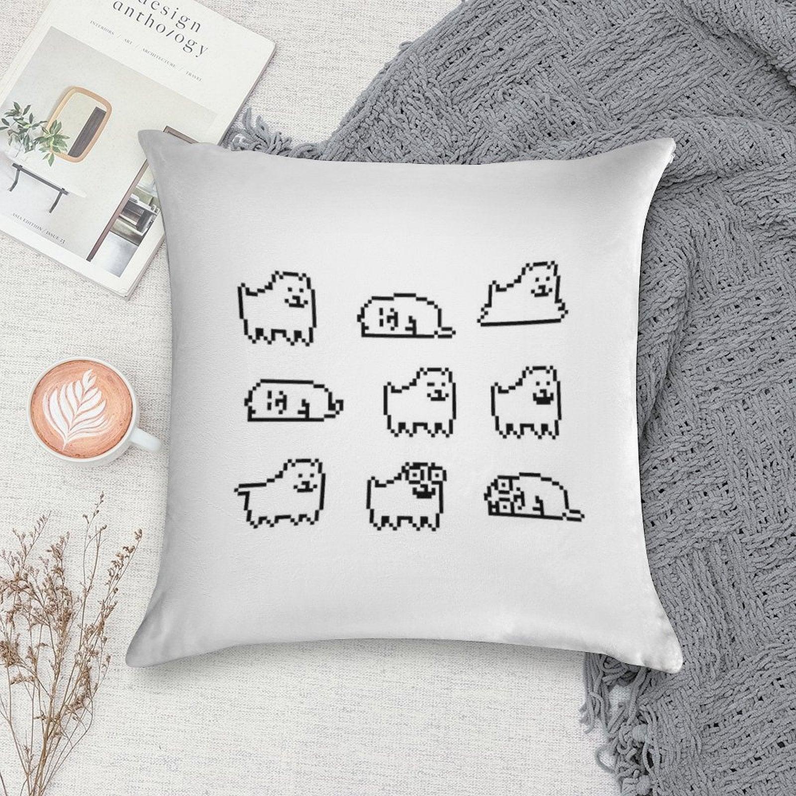 Annoying Dog Undertale HQ Soft Warmth Comfort Throw Pillow
