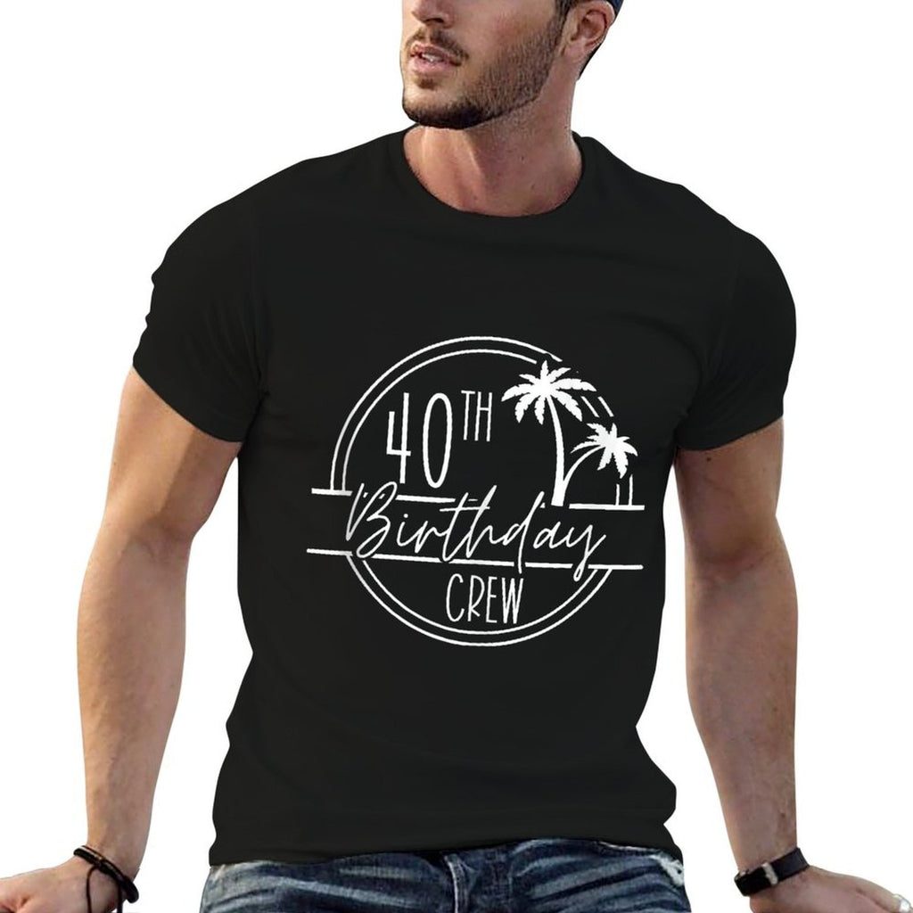 40th Birthday Crew And 40th Birthday Babe, Birthday Trip  Classic T-Shirt