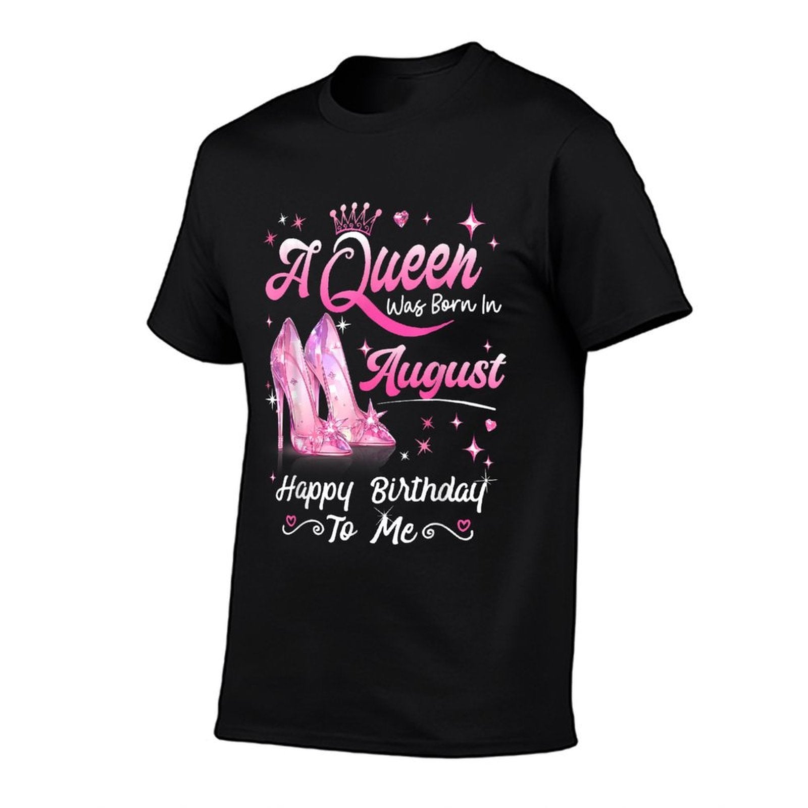 A Queen Was Born In August Happy Birthday To Me Bday Girl  Soft T-Shirt