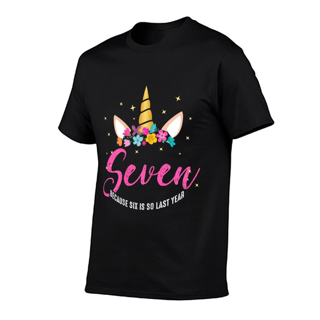 7 Years Old Birthday Girl Gifts Unicorn 7th Birthday  Relaxed-fit T-Shirt