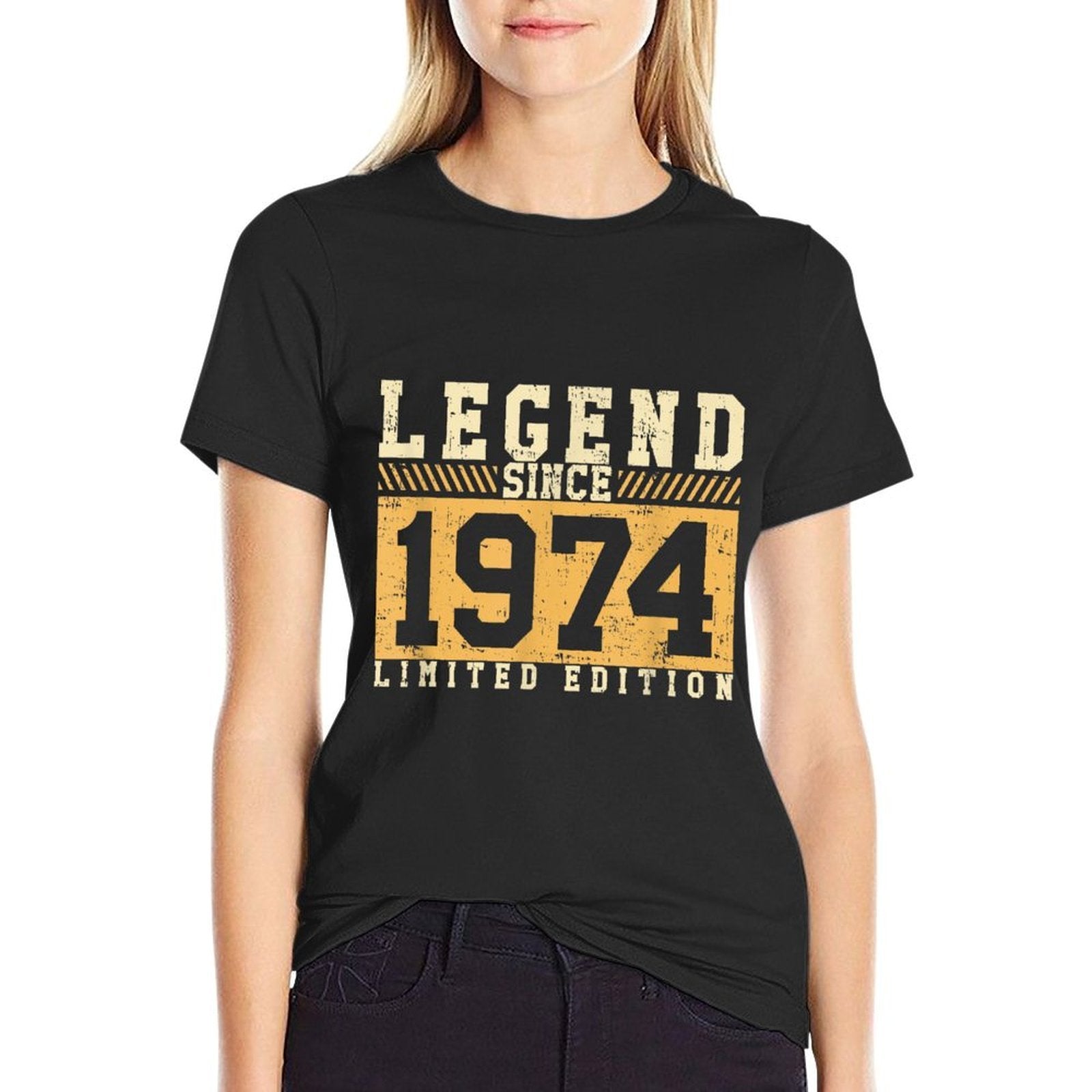 50 Years Old Vintage 1974 50th Birthday Decoration Men Women  Durable T-Shirt