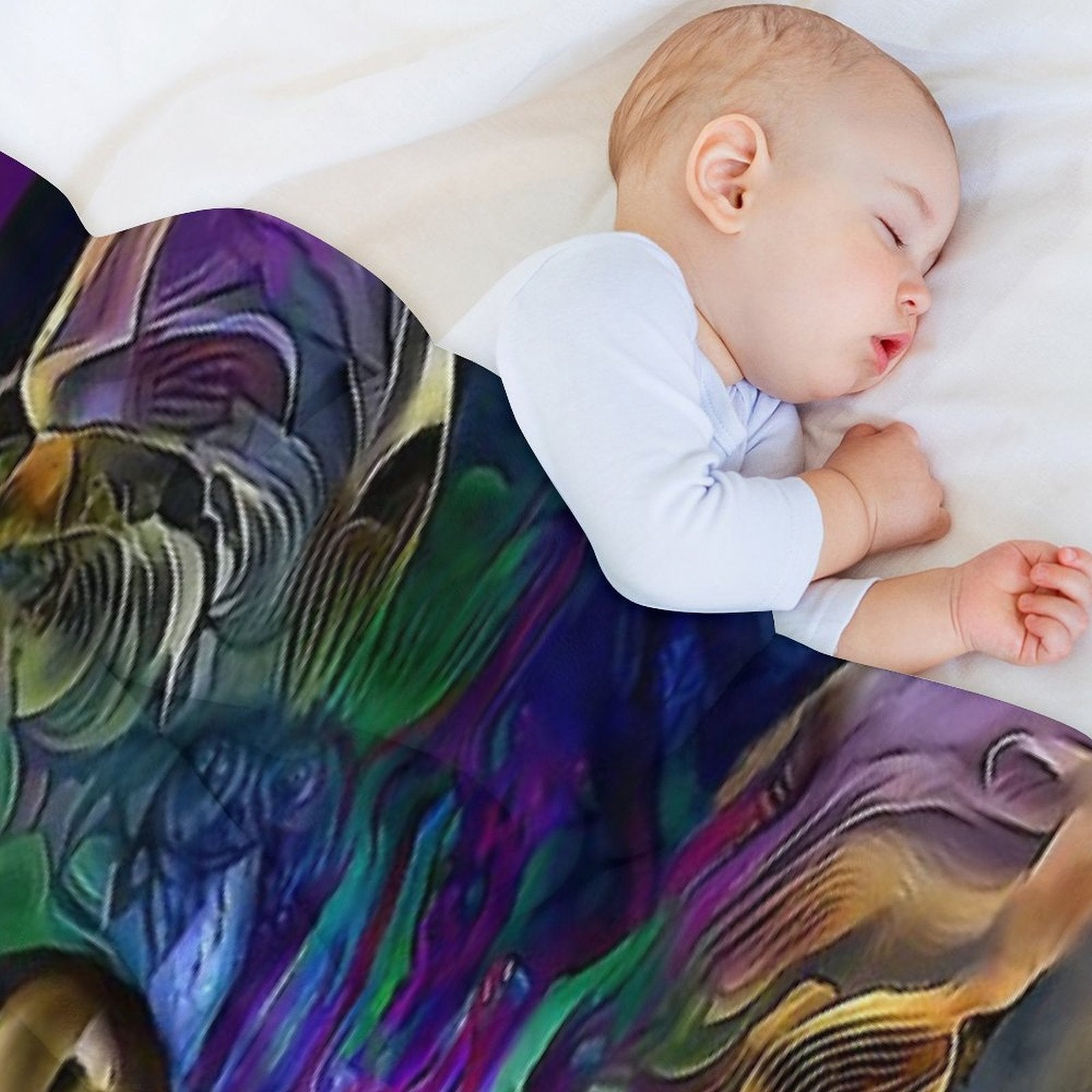 Arabelle, Cat, Chat, Cat, Lea Roche Paintings Quick-dry Throw Blanket