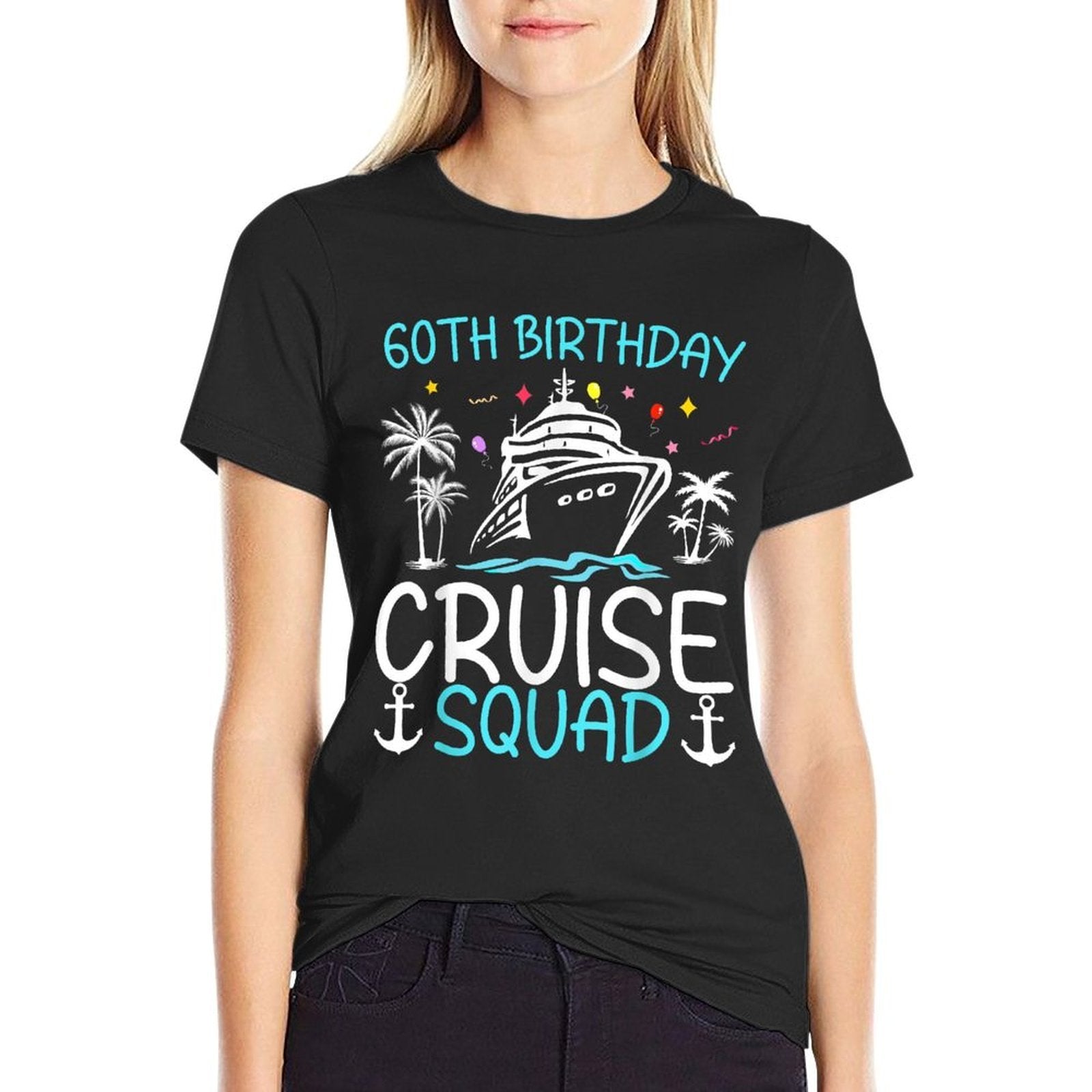 60th Birthday Cruise Squad Gifts 2025 Matching Party Family  Classic T-Shirt