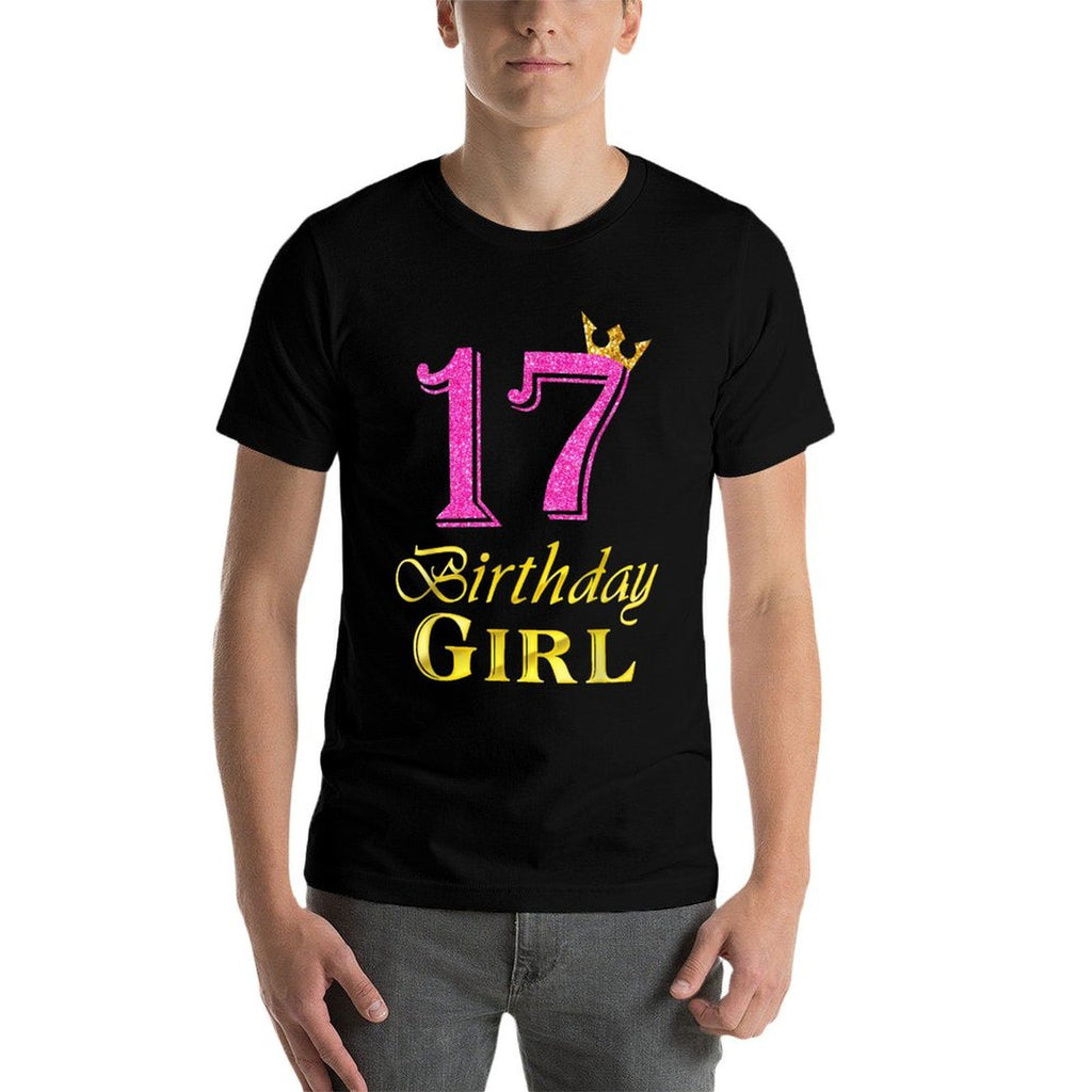 17th Birthday Girl Princess 17 Years Old 17th Birthday  Soft T-Shirt