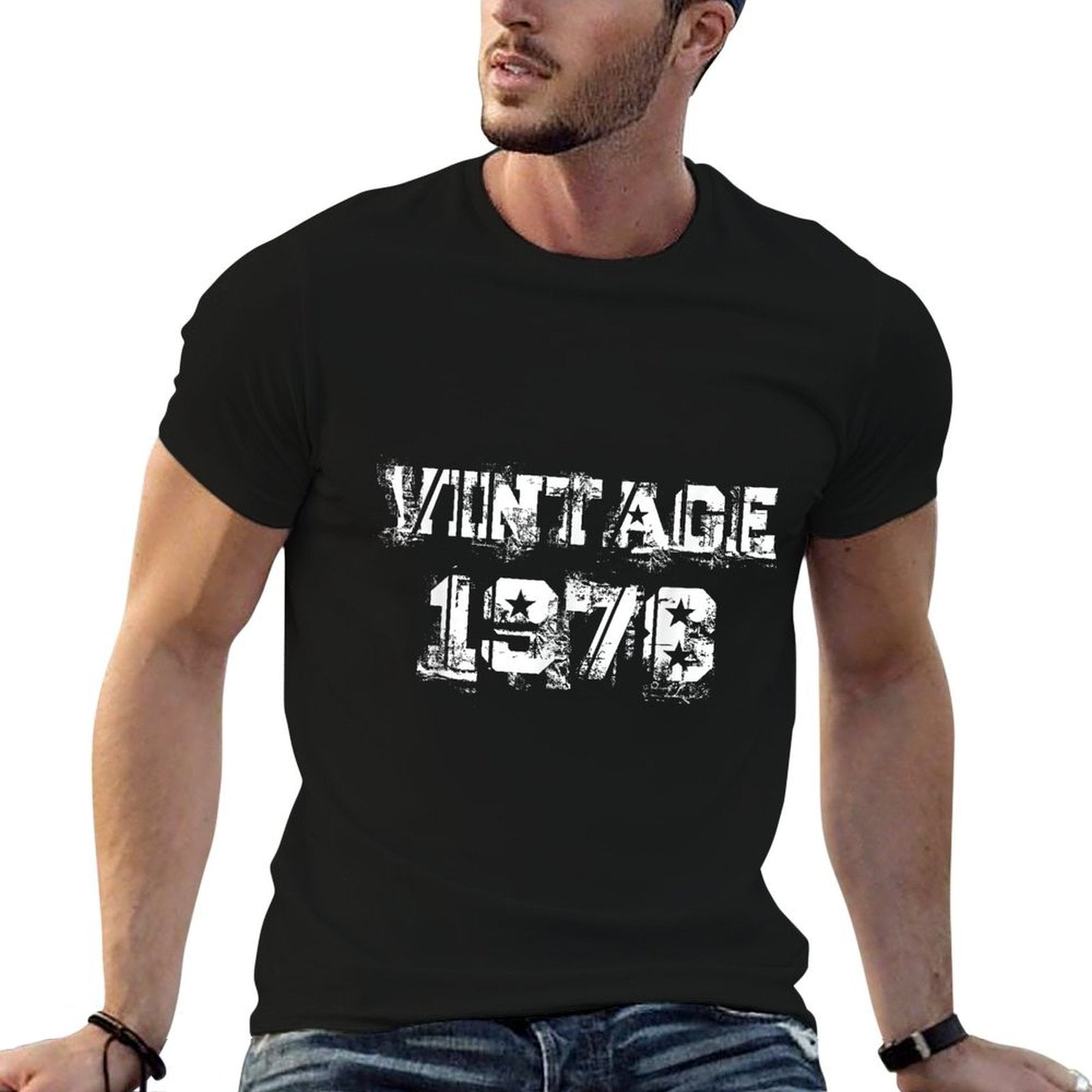 40th Birthdays For Men 1978 Vintage Tshirt  Odor-resistant T-Shirt