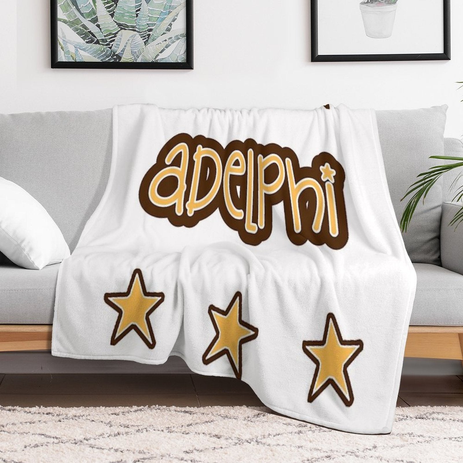 Adelphi University Multi-functional Throw Blanket
