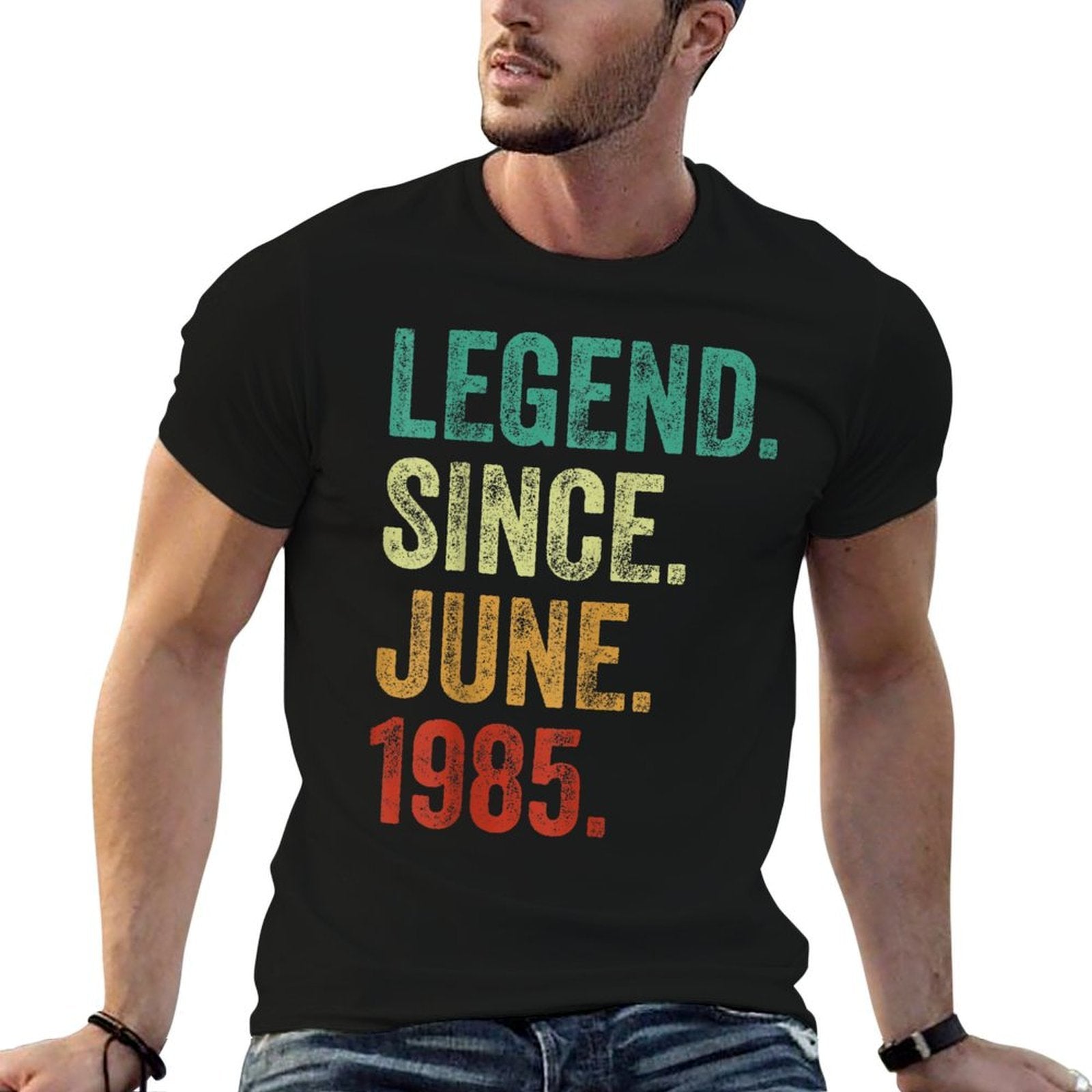 40 Years Old Legend Since June 1985 40th Birthday  Lightweight T-Shirt