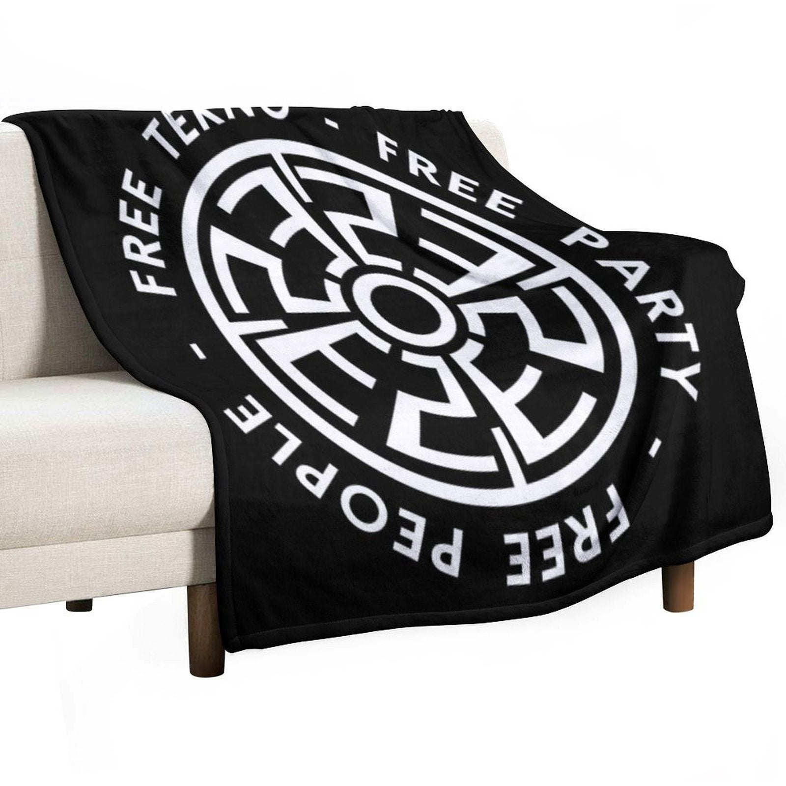 23FT002 - Tekno 23 People Free Tekno Free Party Comfort Throw Blanket