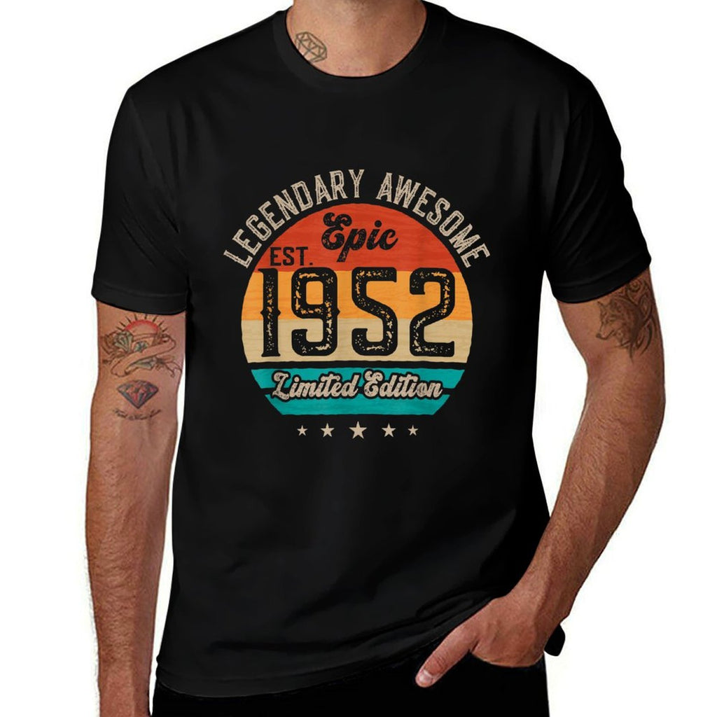 70 Year Old Bday Vintage 1952 Epic Awesome 70th Birthday  Durable T-Shirt