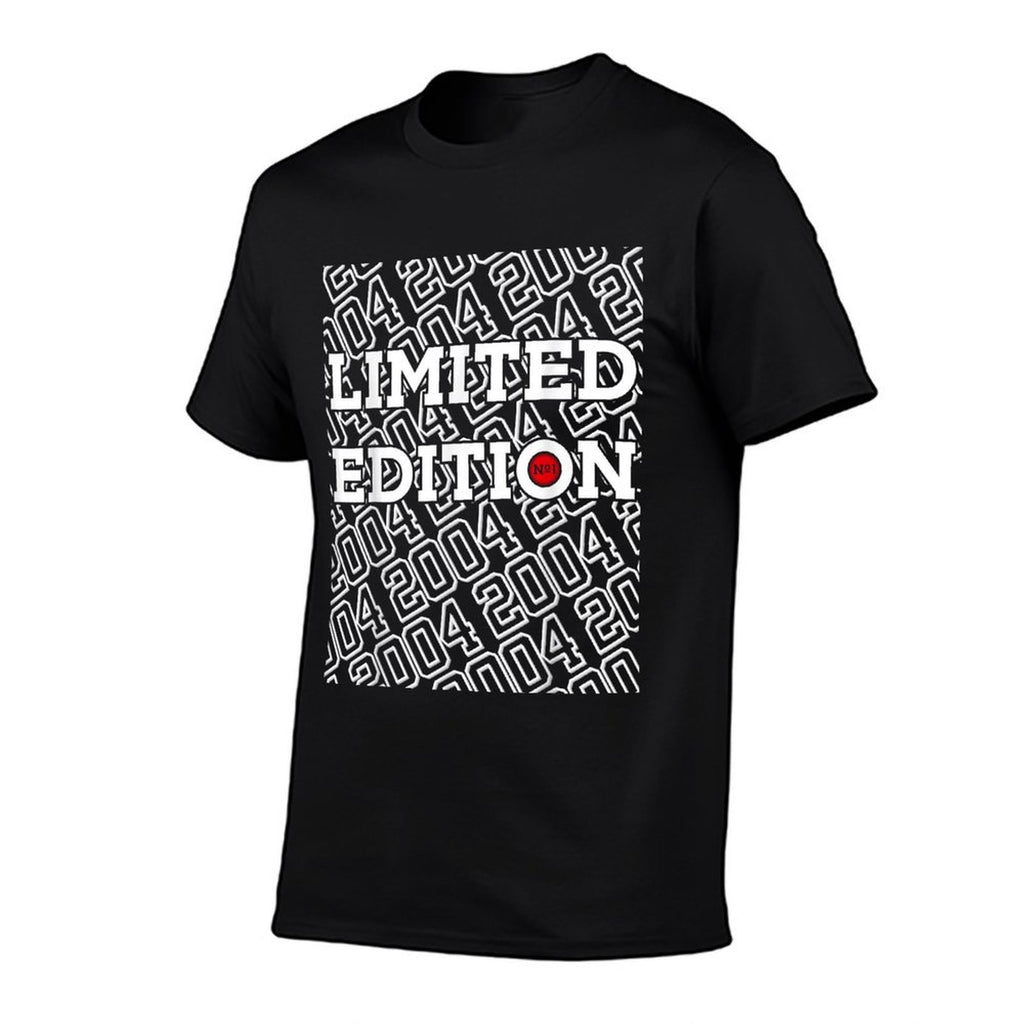 21 YEARS 2004 LIMITED EDITION 21ST BIRTHDAY  High-quality Stitching T-Shirt
