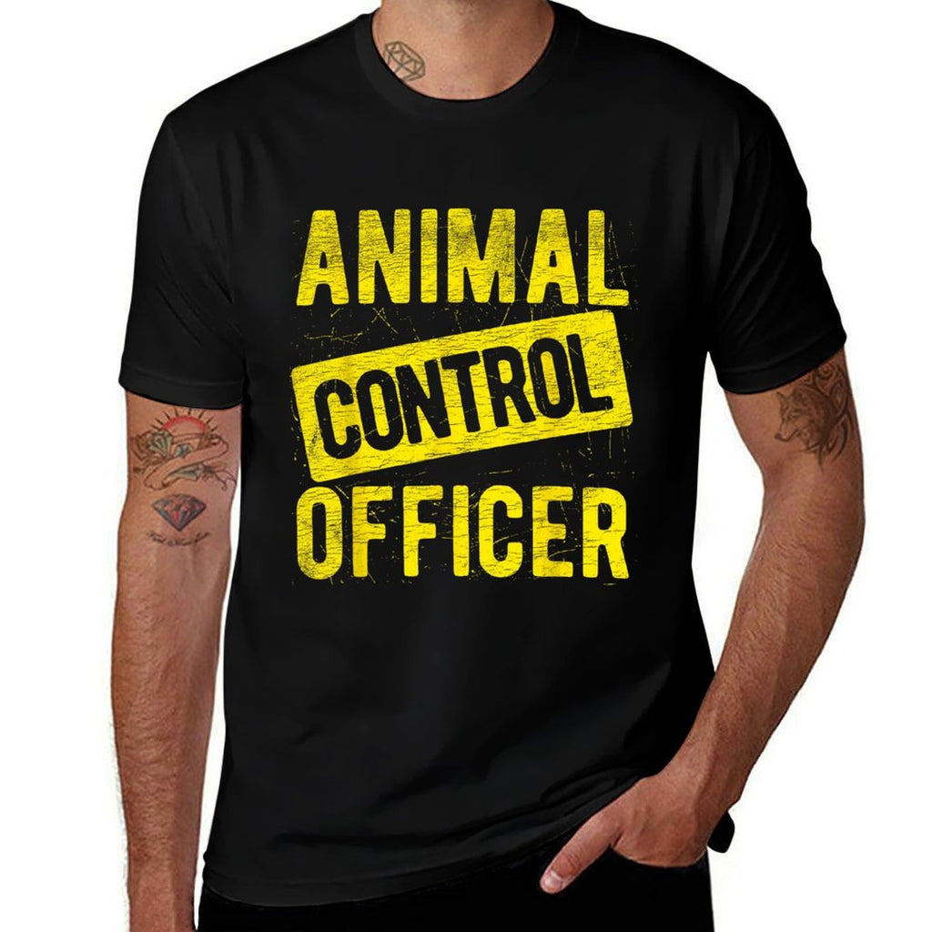 Animal Control OFFICER Animal Control Costume Halloween Love  Relaxed-fit T-Shirt