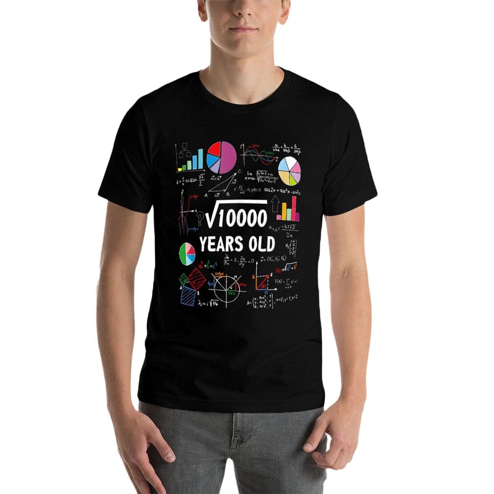 100 Year Old Grandma Square Root Of 10000 Fun 100th Birthday  Classic T-Shirt
