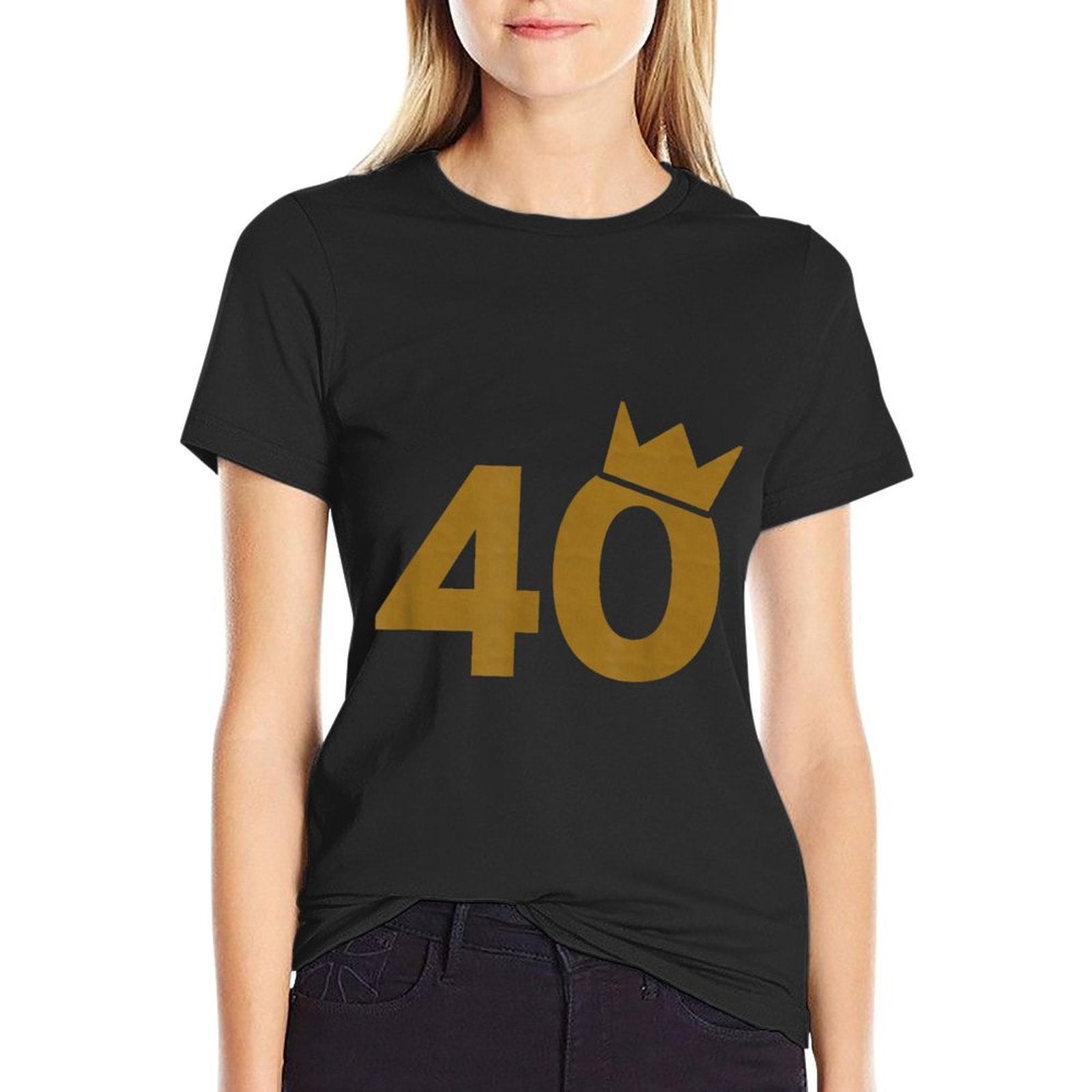 40 Gold Crown - 40th Birthday for Men And Women  Classic T-Shirt