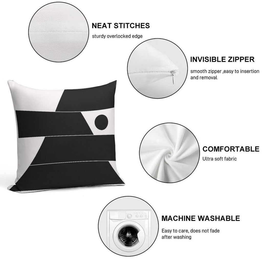 Abstract Ninja Soft Style Accent Throw Pillow