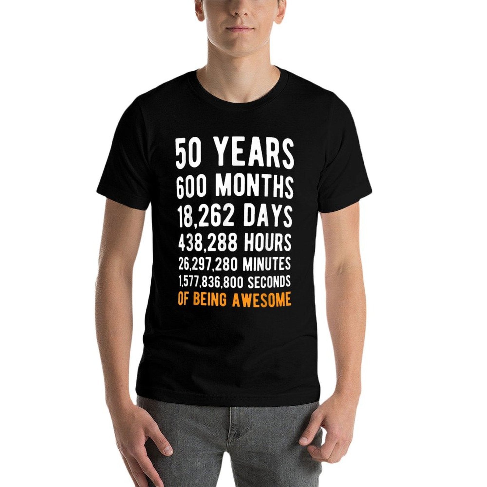 50th Birthday Gift T 50 Years Old Being Awesome  Trendy Pattern T-Shirt