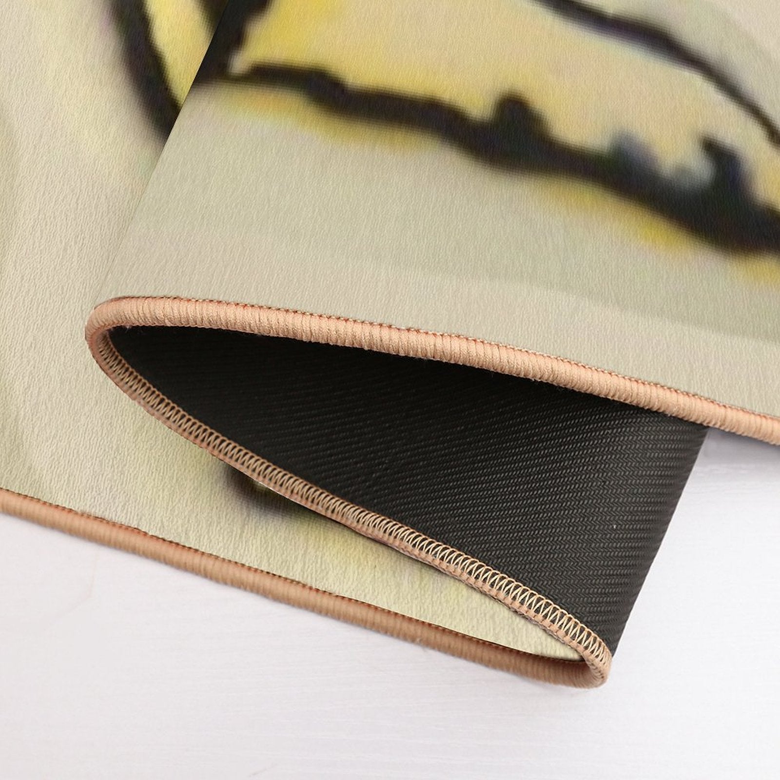 A Lying Pug  Pet-Safe Bath Mat