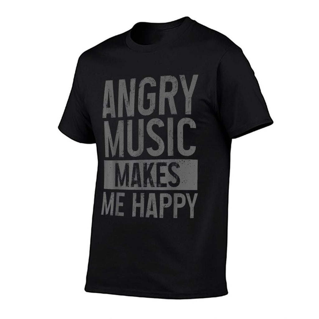 Angry Music Heavy Metal Death Metal Metalhead Metal Fan  Cotton T-Shirt