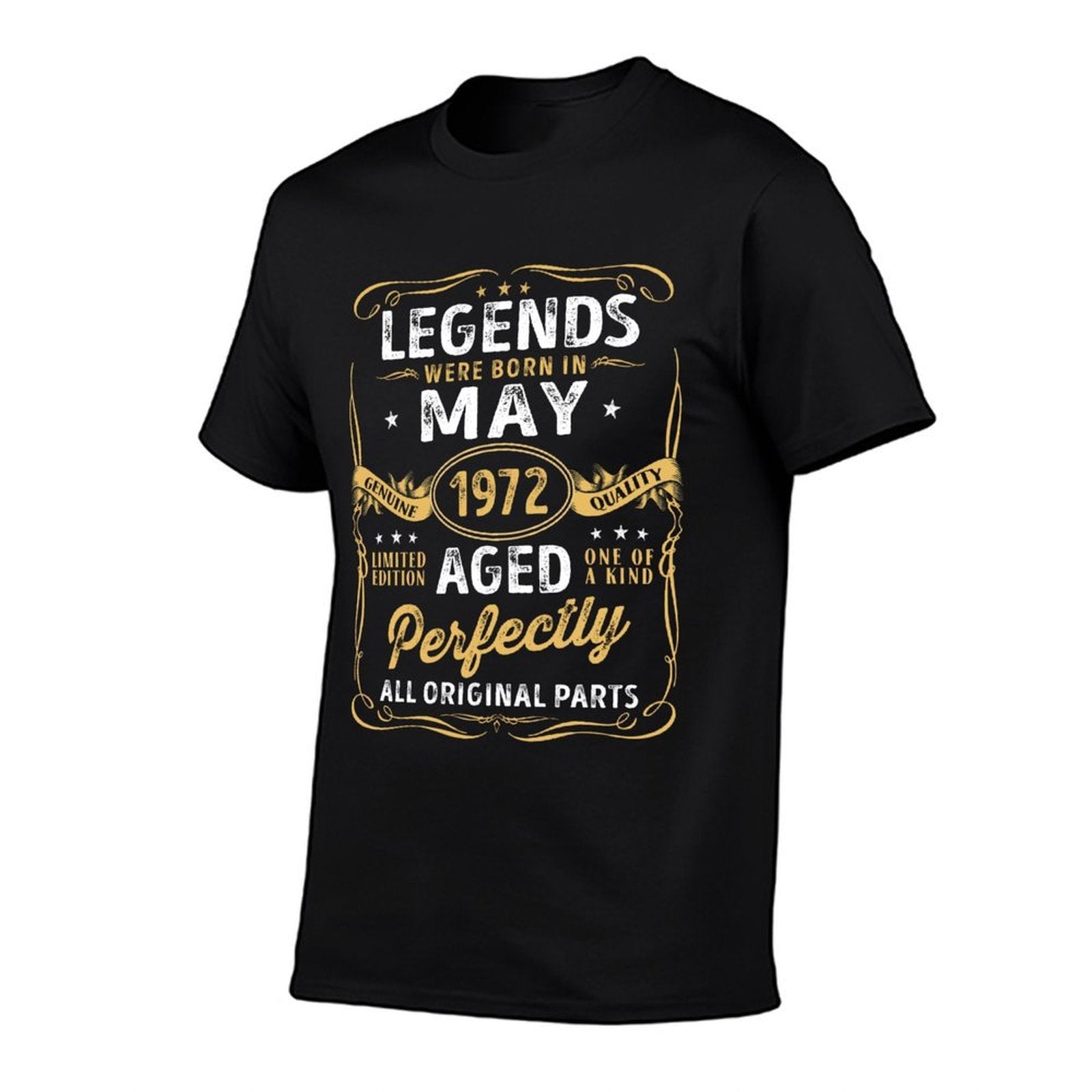 50th Birthday Decoration Legends Were Born In May 1972  Trendy Pattern T-Shirt