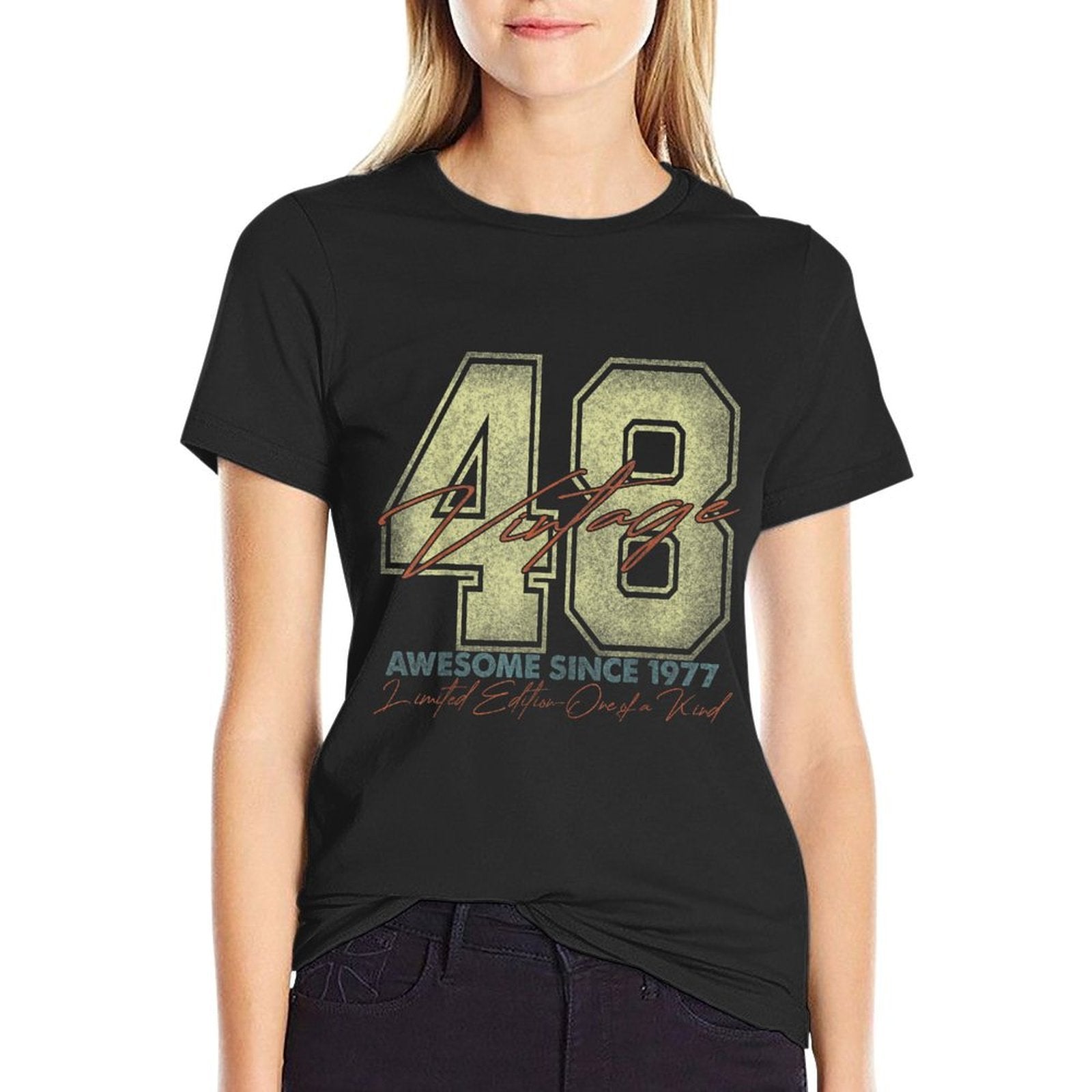 48 Year Old Gifts Vintage 1977 Limited Edition 48th Birthday  Affordable Price T-Shirt