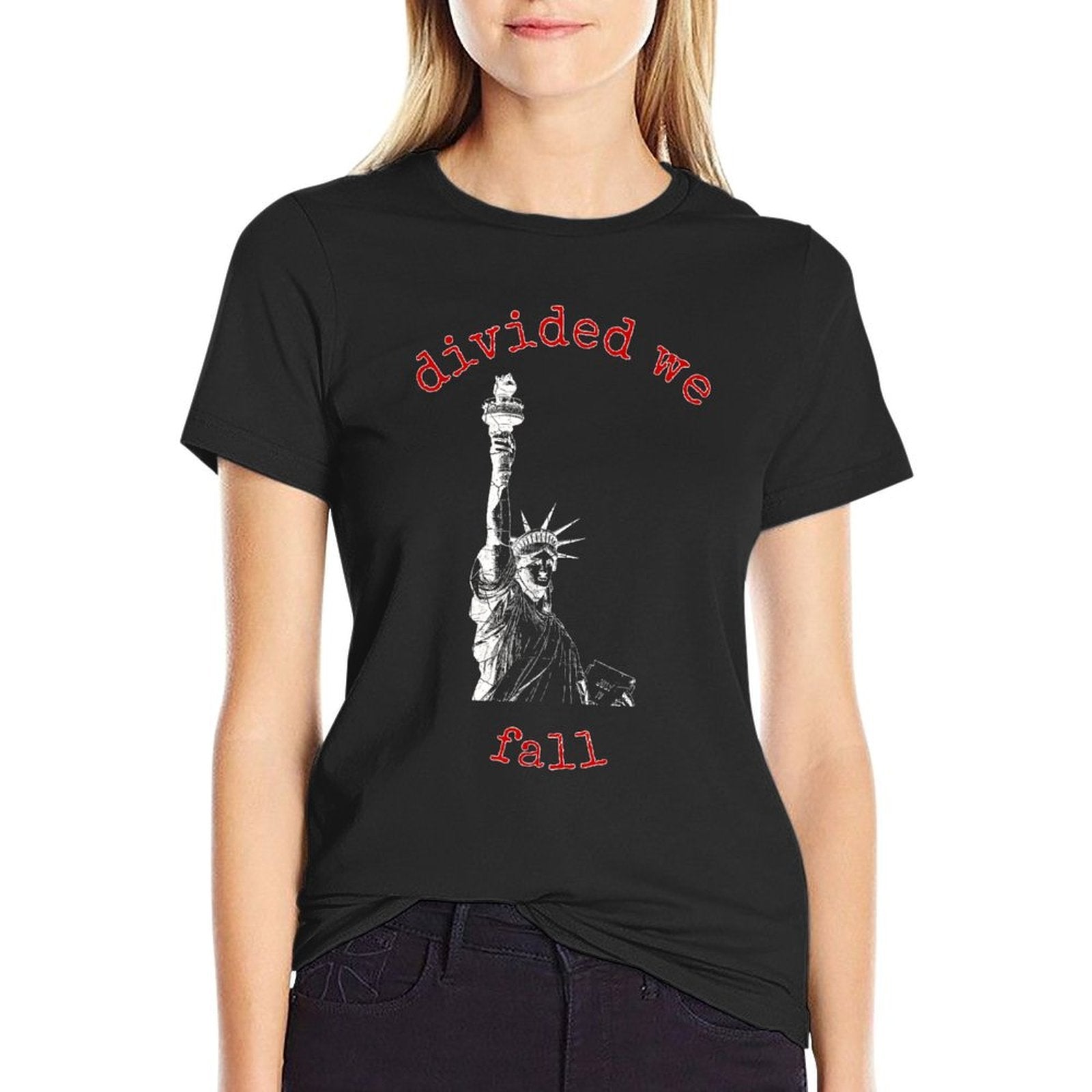 America - Divided We Fall  Wrinkle-resistant T-Shirt