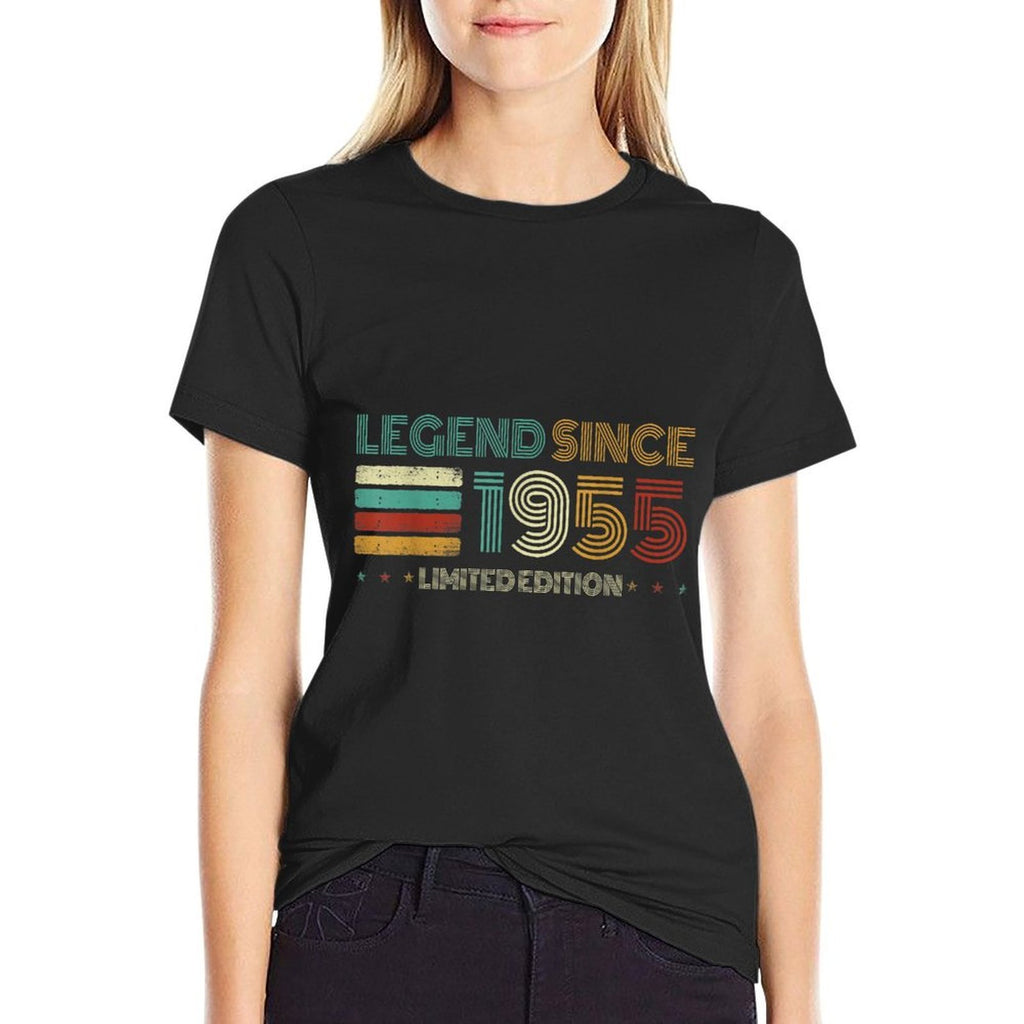 70 Years Old Legend Since 1955 70th Birthday  Vintage-inspired T-Shirt
