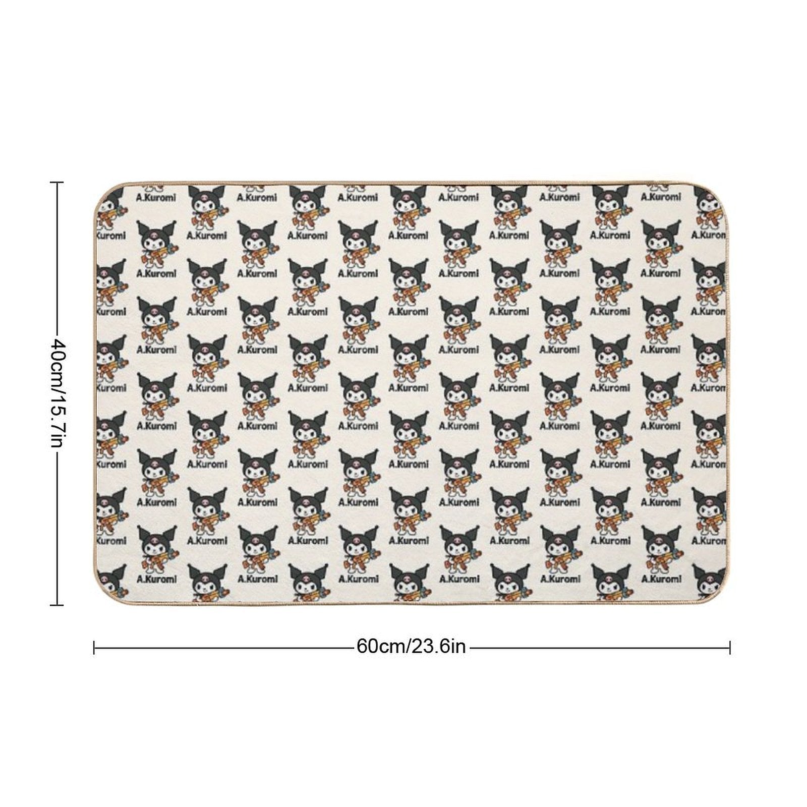 A.Kuromi  Pet-Safe Bath Mat